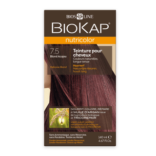 Biokap Nutricolor 7.5 Blond Acajou - Coloration Végétale Cheveux