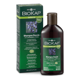 Biokap Shampoing Douche Bio Belleza Lavande et Thym - 200 ml