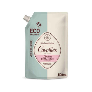 Cavaillès Soin Lavant Intime Extra - Doux Éco - Recharge 500 ml
