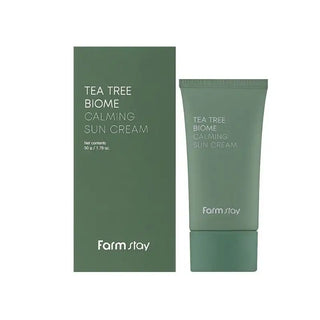 Farmstay Tea Tree Biome Calming Sun Cream SPF50+ PA++++ 50g