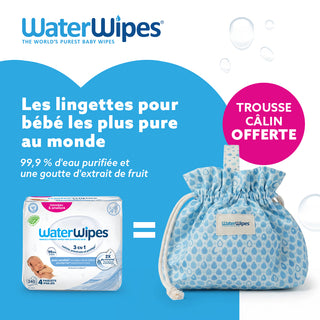 Offre WaterWipes Lot de Lingettes Bébé 4x60
