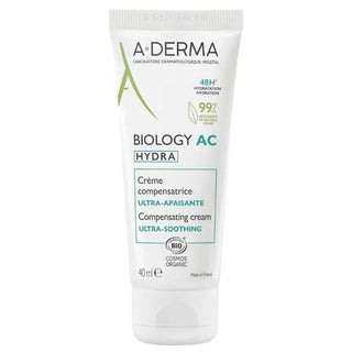 A - Derma Biology AC Hydra Crème Compensatrice Ultra - Apaisante 40ml