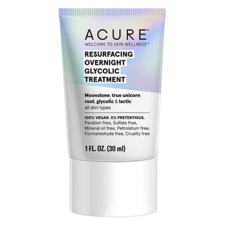 Acure Resurfacing Overnight Glycolic Treatment 30ml
