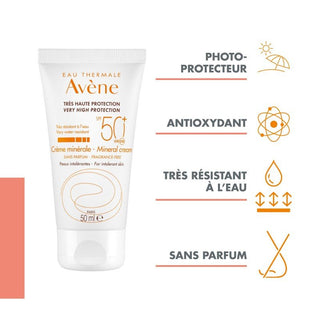 Avène Crème Solaire Minérale SPF50+ 50ml