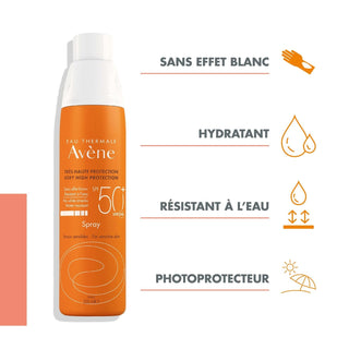 Avène Eau Thermale Spray Solaire SPF50+ - Haute Protection 200ml
