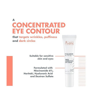 Avène Hyaluron Activ B3 Soin Regard Triple Correction – 15ml