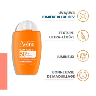 Avène Ultra Fluide Radiance SPF 50+ 50ml