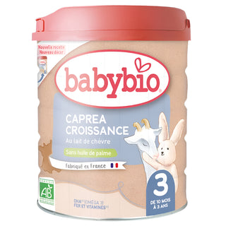 Babybio Caprea 3 Croissance Lait de Chèvre Bio 10 Mois à 3 Ans