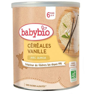 Babybio Céréales Vanille et Quinoa 220g - dès 6 mois