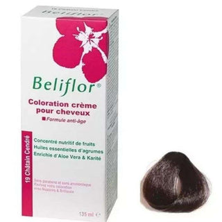 Beliflor Coloration Cheveux Châtain Cendré N°19