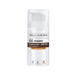 Bella Aurora CC Crème Anti - Taches SPF50 Teinte Medium 30ml