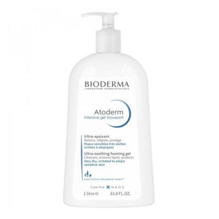 Bioderma Atoderm Intensive Gel Moussant 1L - Nettoyant Ultra-Apaisant