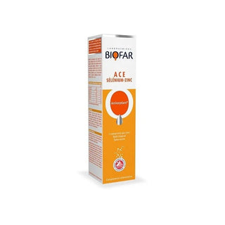 Biofar ACE Sélénium - Zinc 20 Comprimés Effervescents