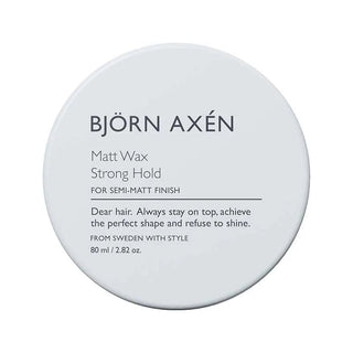 Björn Axén Matt Wax Strong Hold Cire Coiffante 80 ml