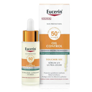 Eucerin Sérum UV Oil Control Ultra-Léger SPF50+ 