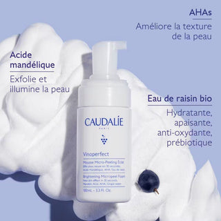 Caudalie Vinoperfect Mousse Micro-Peeling Éclat 100ml