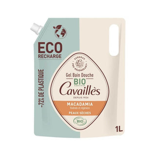 Cavaillès Gel Bain Douche Macadamia Bio Eco - Recharge 1L