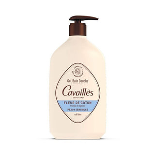 Cavaillès Gel Bain Douche Surgras Fleur de Coton 1L