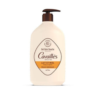 Cavaillès Gel Bain Douche Surgras Lait & Miel 1L