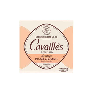 Cavaillès Mousse Apaisante Nettoyant Visage Solide 70g