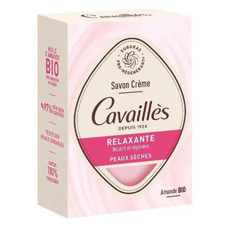 Cavaillès Savon Crème Relaxant Amande & Rose 115g