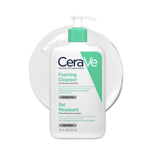 CeraVe Gel Moussant Nettoyant pour Peaux Normales à Grasses - 473ml