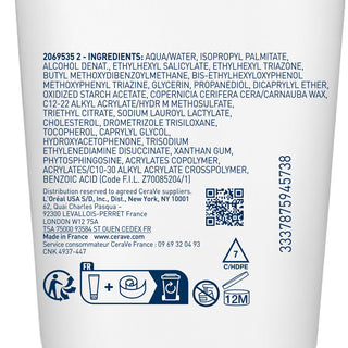 Cerave Lait Solaire Invisible Hydratant SPF50+