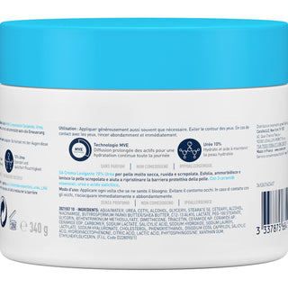 CeraVe SA Crème Anti-Rugosités Peau Sèche, Rugueuse et Squameuse 340g
