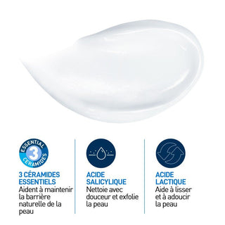 CeraVe SA Crème Anti-Rugosités Peau Sèche, Rugueuse et Squameuse 340g