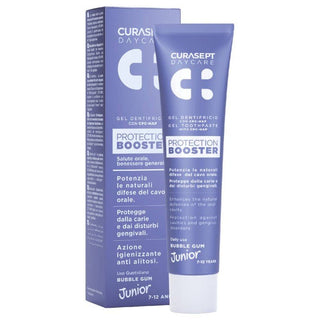CURASEPT Daycare Dentifrice Protection Booster Junior 7 - 12 ans Bubble Gum