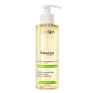 Curaskin SéboCure Gel Nettoyant Séborégulateur Peau Grasse 200ml