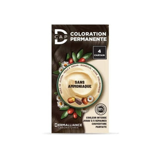 D - Cap Coloration Permanente N°4 Châtain
