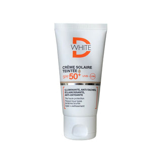 D - White Crème Solaire Teintée Medium SPF 50+ – 50ml