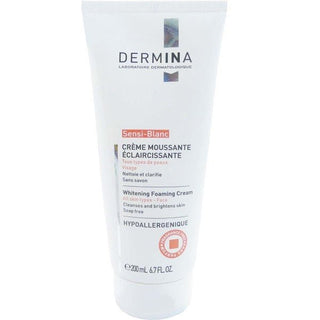 Dermina Sensi-Blanc Crème Moussante Éclaircissante 100ml