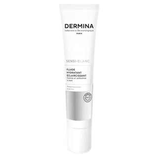 Dermina Sensi-Blanc Fluide Hydratant Éclaircissant 40ml