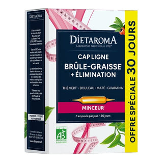 Dietaroma Cap Ligne Brûle - Graisse Bio - 30 Ampoules