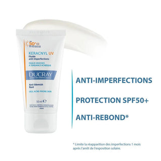 Ducray Keracnyl UV Fluide Anti-Imperfections SPF50+ 50ml