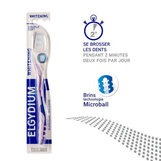 Elgydium Brosse à Dents Souple Blancheur - Système Microbilles