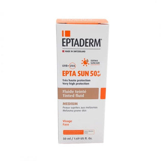 Eptaderm Epta Sun SPF50+ Fluide Teinté Medium