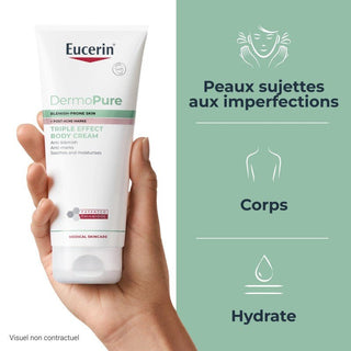 Eucerin DermoPure Crème Corps Triple Action Anti-Imperfections 200ml