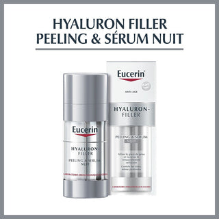 Eucerin Hyaluron-Filler Peeling & Sérum de Nuit Anti-Âge – 30ml