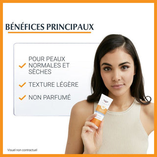 Eucerin Sun Protection Crème Visage SPF 50+ pour Peaux Sensibles