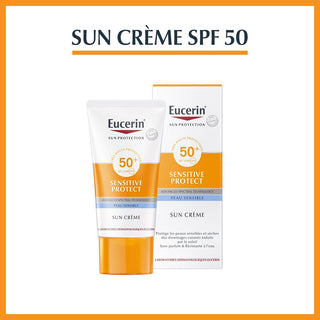 Eucerin Sun Protection Crème Visage SPF 50+ pour Peaux Sensibles