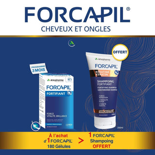 Forcapil Fortifiante Cheveux et Ongles 180 Gélules