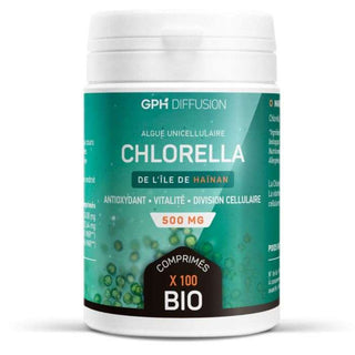 GPH Diffusion Chlorella BIO 500 mg - 100 Comprimés