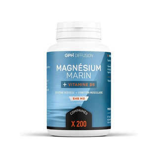 GPH Diffusion Magnésium Marin et Vitamine B6 - 200 Comprimés