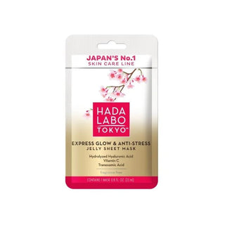 HADA LABO Masque en Tissu Express Glow & Anti - Stress