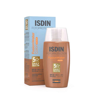ISDIN Fotoprotector Fusion Water Color Bronze SPF 50 - Crème Solaire Visage Teintée