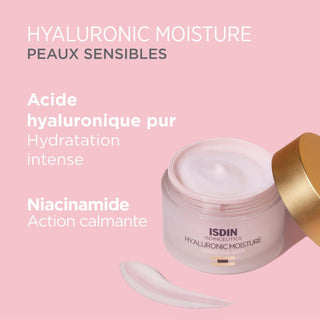 ISDIN ISDINCEUTICS Hyaluronic Moisture Crème Hydratante Peaux Sensibles 50g
