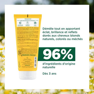 Klorane Baume Après-shampoing Illuminant à la Camomille pour Cheveux Blonds